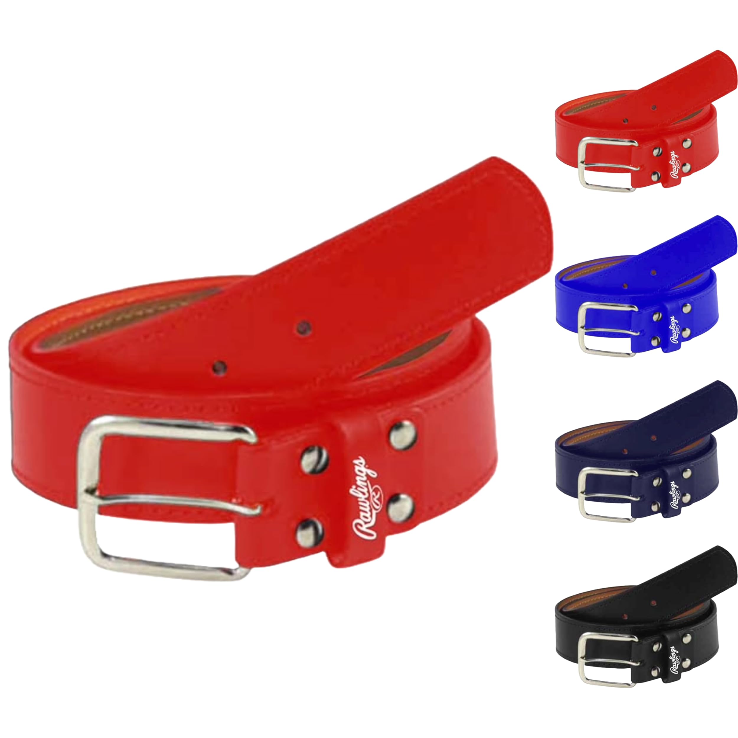 Rawlings Herren Pro Leather Baseball Belt | Adult Sizes | Multiple Colors Gürtel
