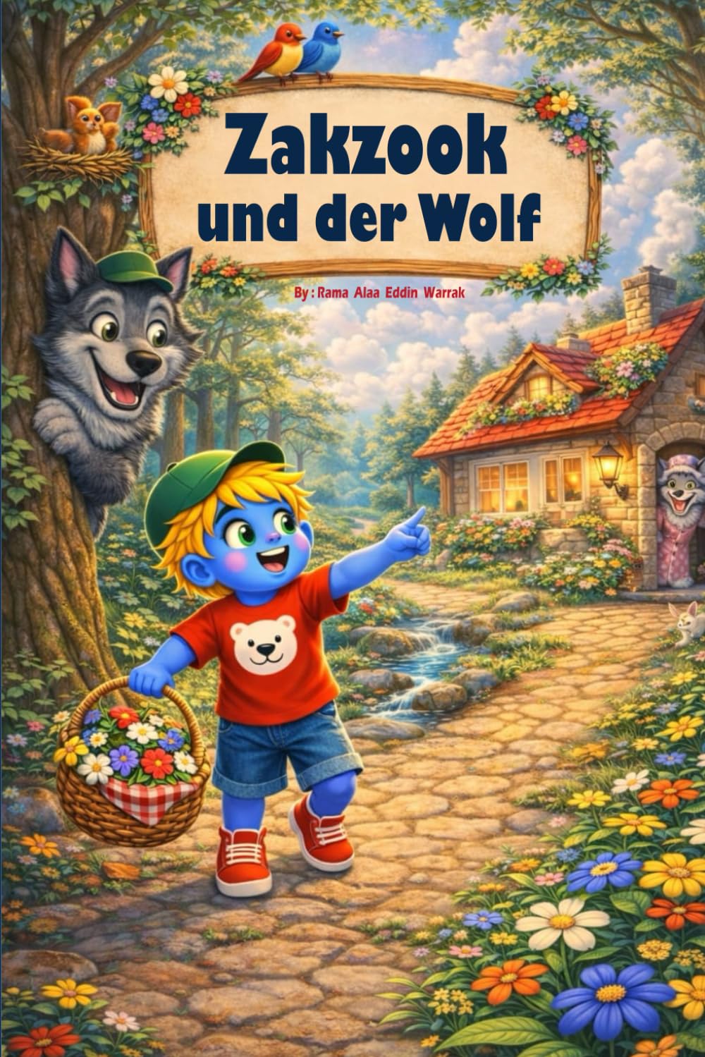 Zakzook und der Wolf: Eine magische und lehrreiche Geschichte über Mut, kluge Entscheidungen und Selbstvertrauen für Kinder
