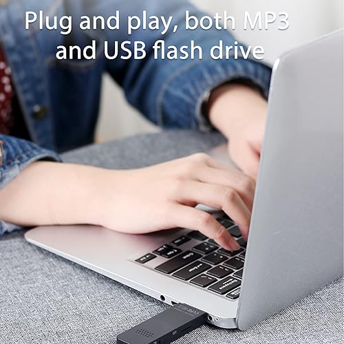 Miniatura 4 de Reproductor de MP3 portátil, unidad flash USB expandible HiFi sin pérdida de sonido, reproductor de música compatible con OTG, reproductor de música