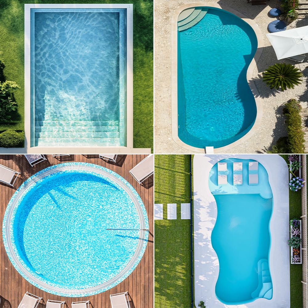 Cecotec Robot Pulitore Piscina Senza Fili Conga Pooldroid AquaSkater, Per Superficie e Linea di Galleggiamento, Carica Solare, Autonomia 16h, Cestello 4.5L, Filtro da 187.5 μm, Navigazione Sensori