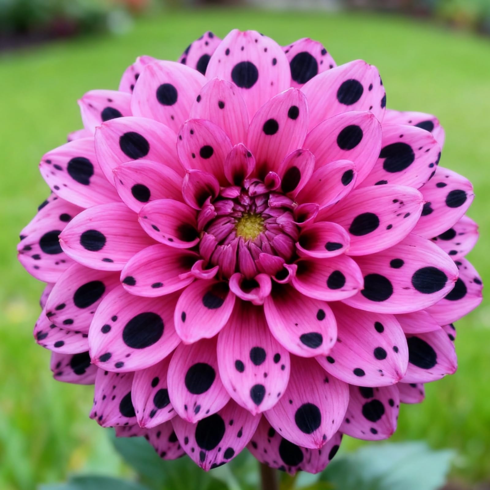 Magnificent Dahlia Bulbs, Perennial Dahlia Tubers UK, Strong Plants that Grow Well, Mix Golden Jade Carving Feels Perfect-4 Bulbs-F