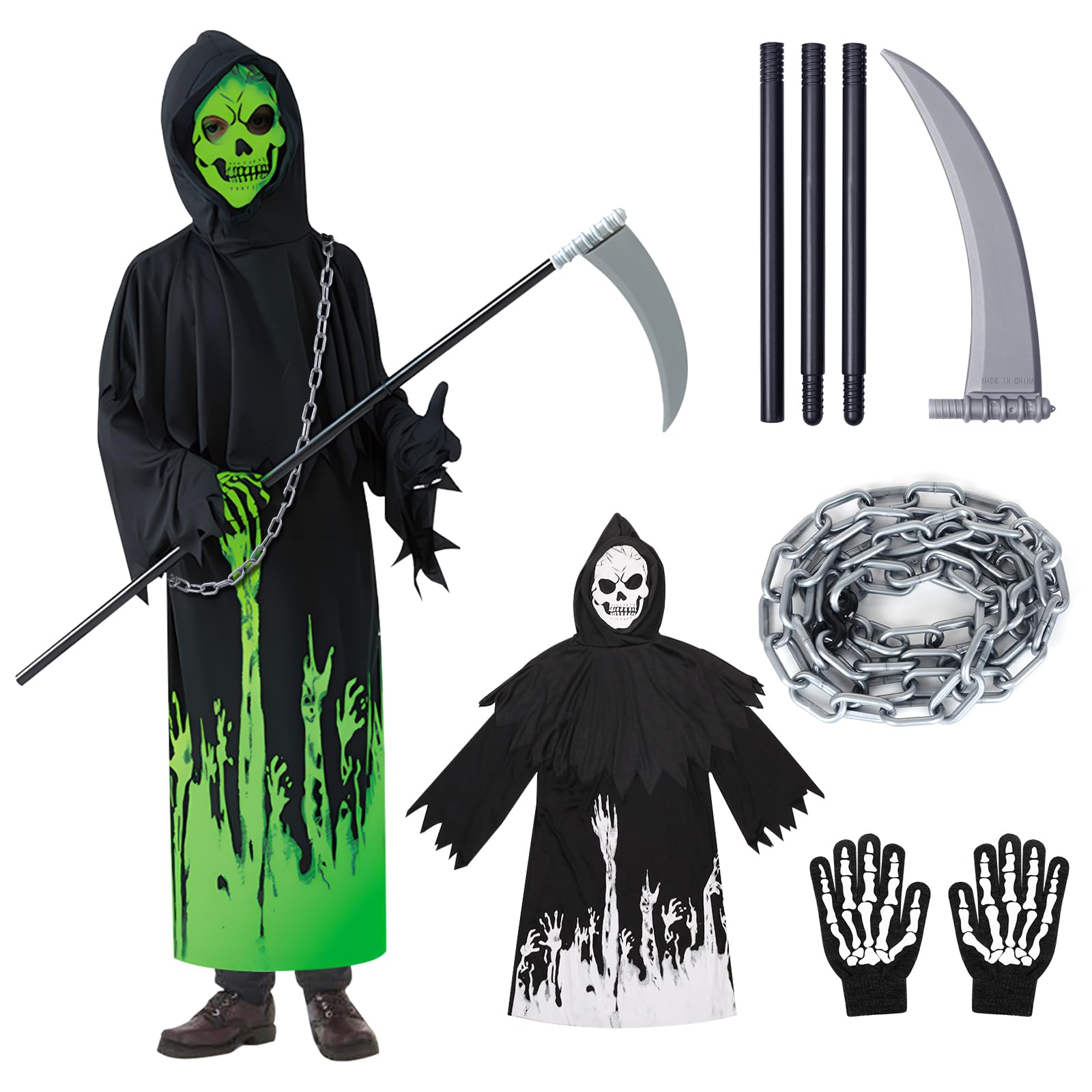 Costumi di Halloween del Tristo Mietitore, Mantello con cappuccio