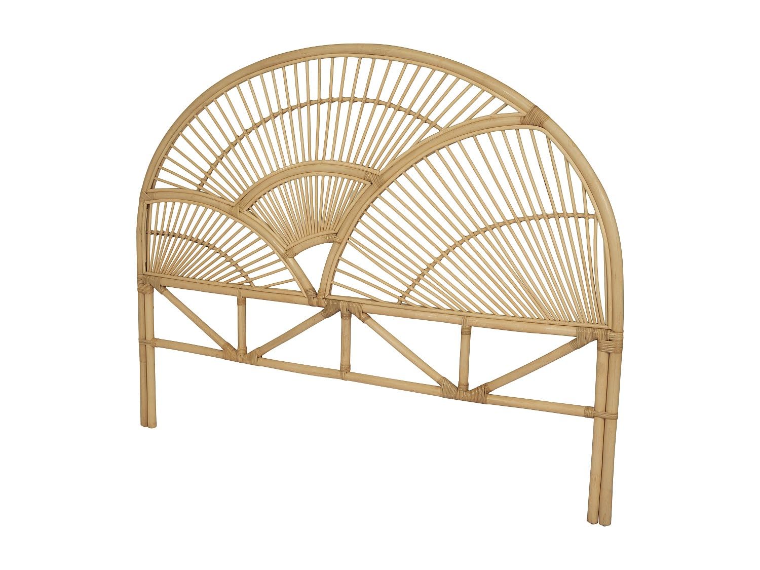 Vente-unique - Tête de lit 160 cm - Rotin - Naturel - EFELA