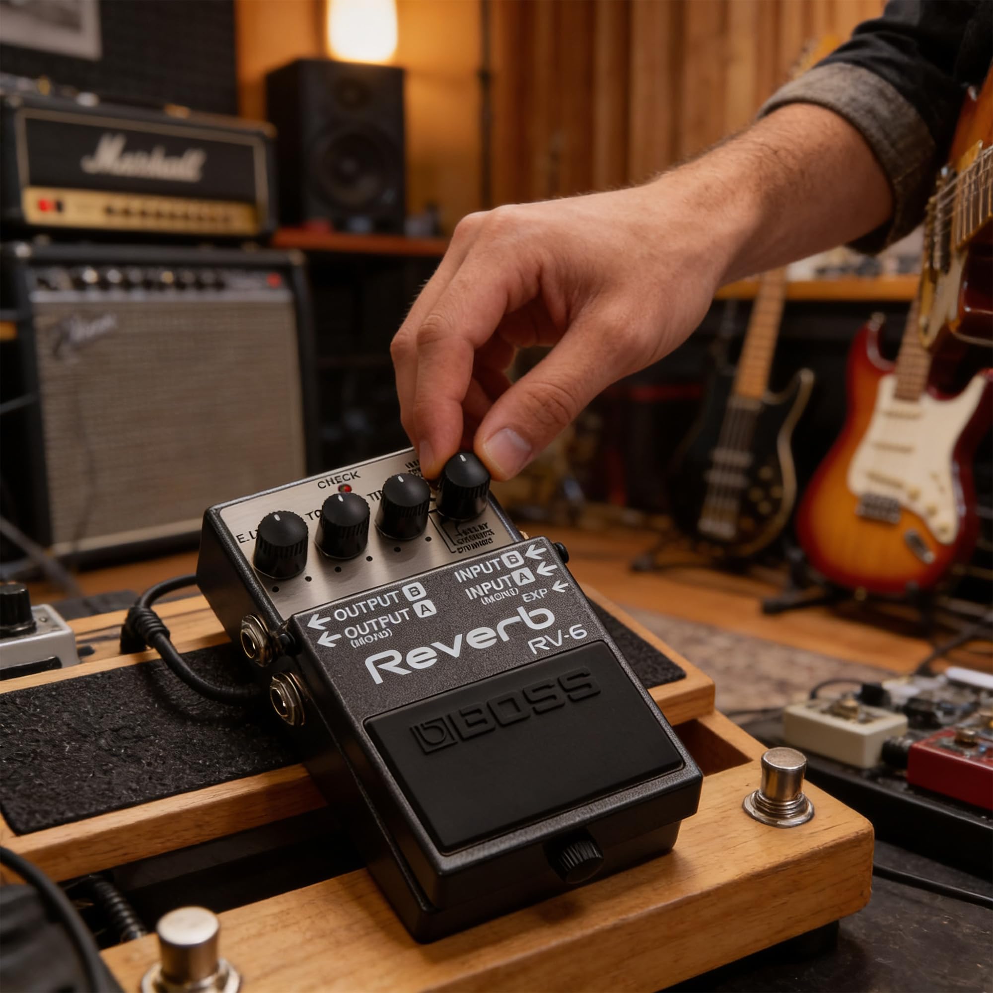 ギター BOSS RV-6 Reverb Boss RV-6 Reverb Pedal