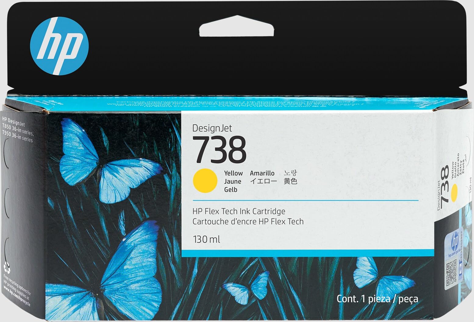 HP738インクカートリッジ シアン、マゼンタ、イエロー、ブラック130ml HP738インクカートリッジ シアン、マゼンタ、イエロー、ブラック