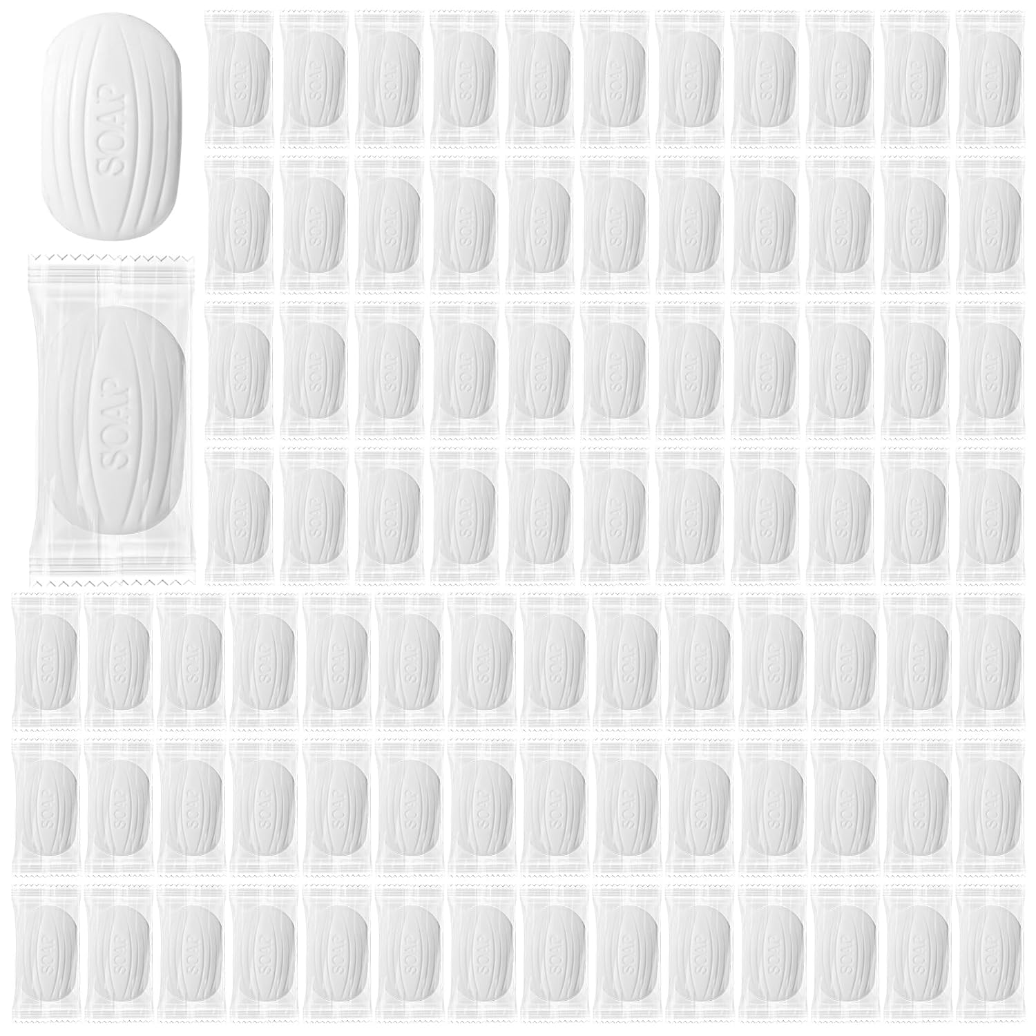 Heigble 200 Pcs 0.35 oz Mini Soap Bars Travel Bar Soap