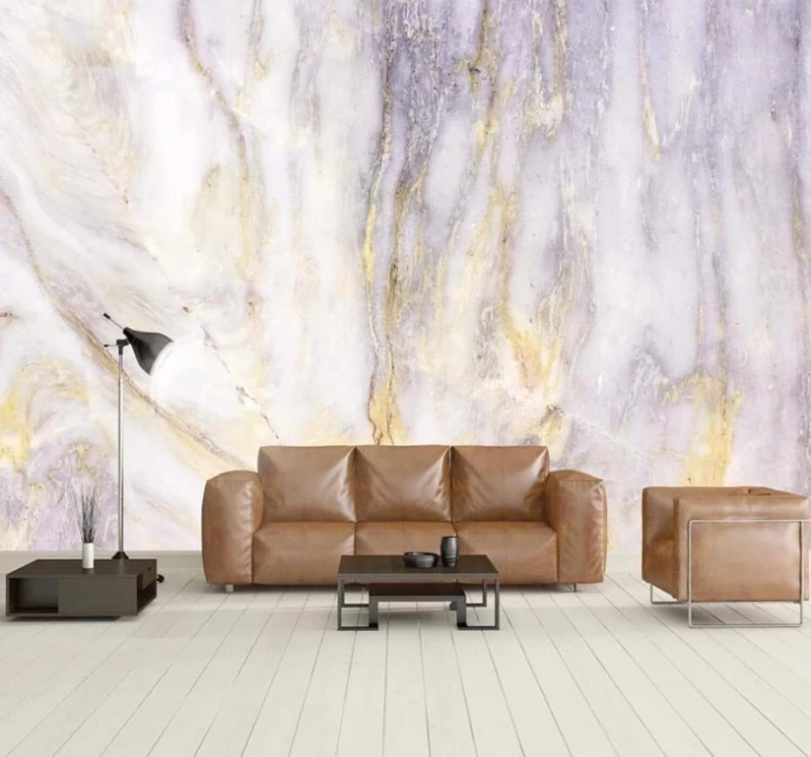 XLMING Abstract Minimalist Marble Effect Pattern Unique 3D Wallpaper Luxury Home Dining Decor Paste Sofa Living Room The Wall for Bedroom Mural-150cm×105cm