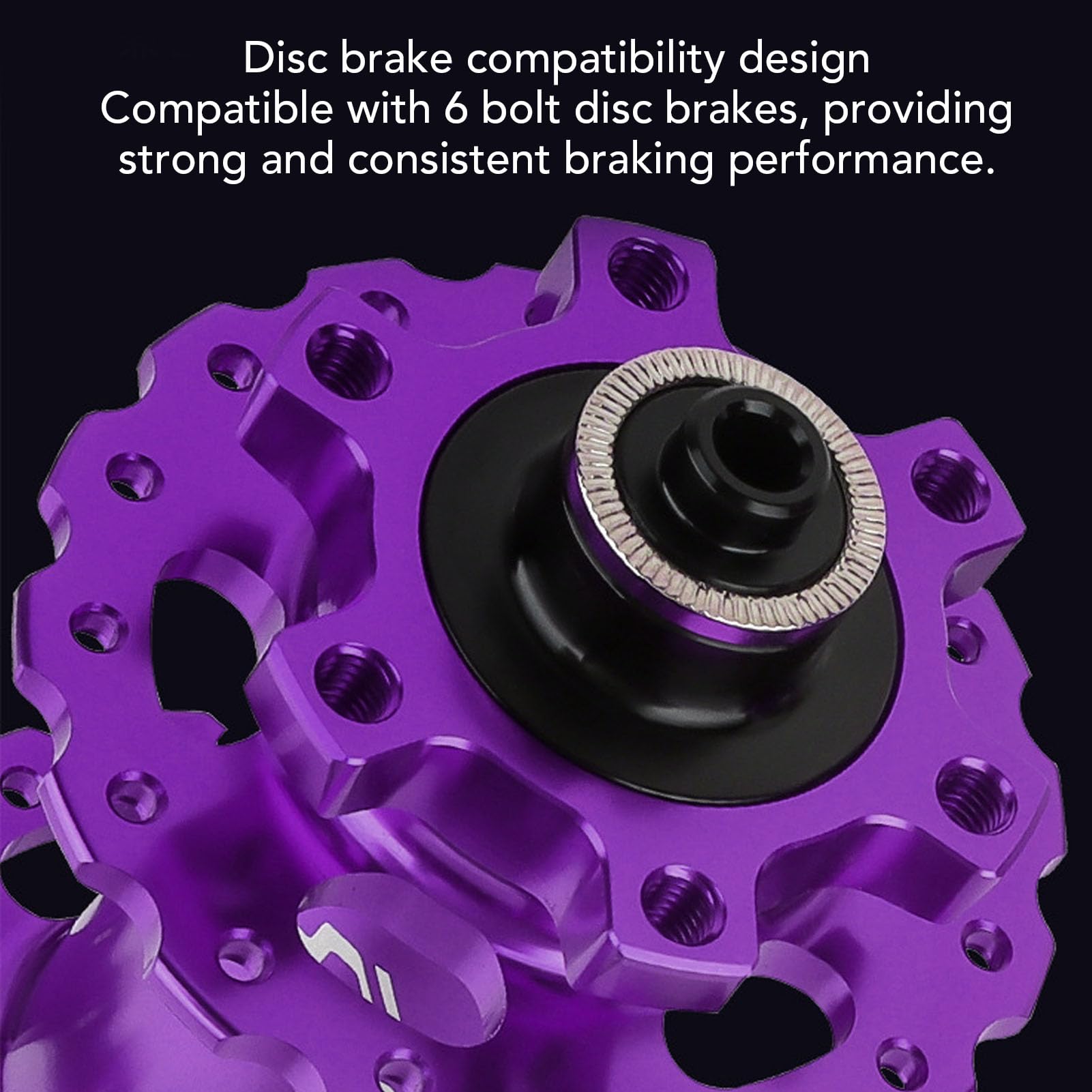 Generic Piasta do Roweru Górskiego Piasta Koła Rowerowego ze Stopu Aluminium 120 POE 6 Zapadek HG Freehub 32 Otwory 8 do 12 Prędkości dla Rowerzystów Trail XC z Opcjami QR i Osi Przelotowej