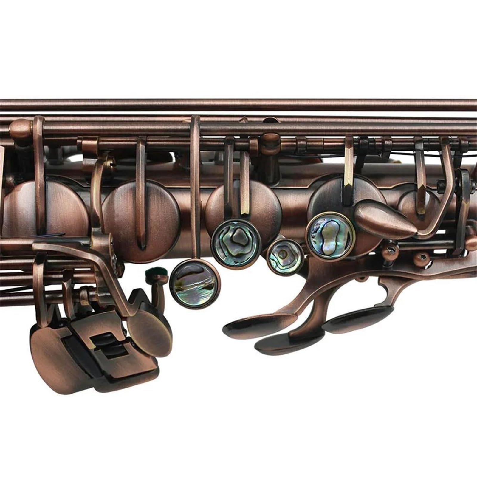 Saksofon Profesjonalny Saksofon Altowy Eb Mosiądz Miedź E Płaski Saksofon Muzyczny Instrument Dęty Drewniany Z Futerałem Akcesoria Do Ustników