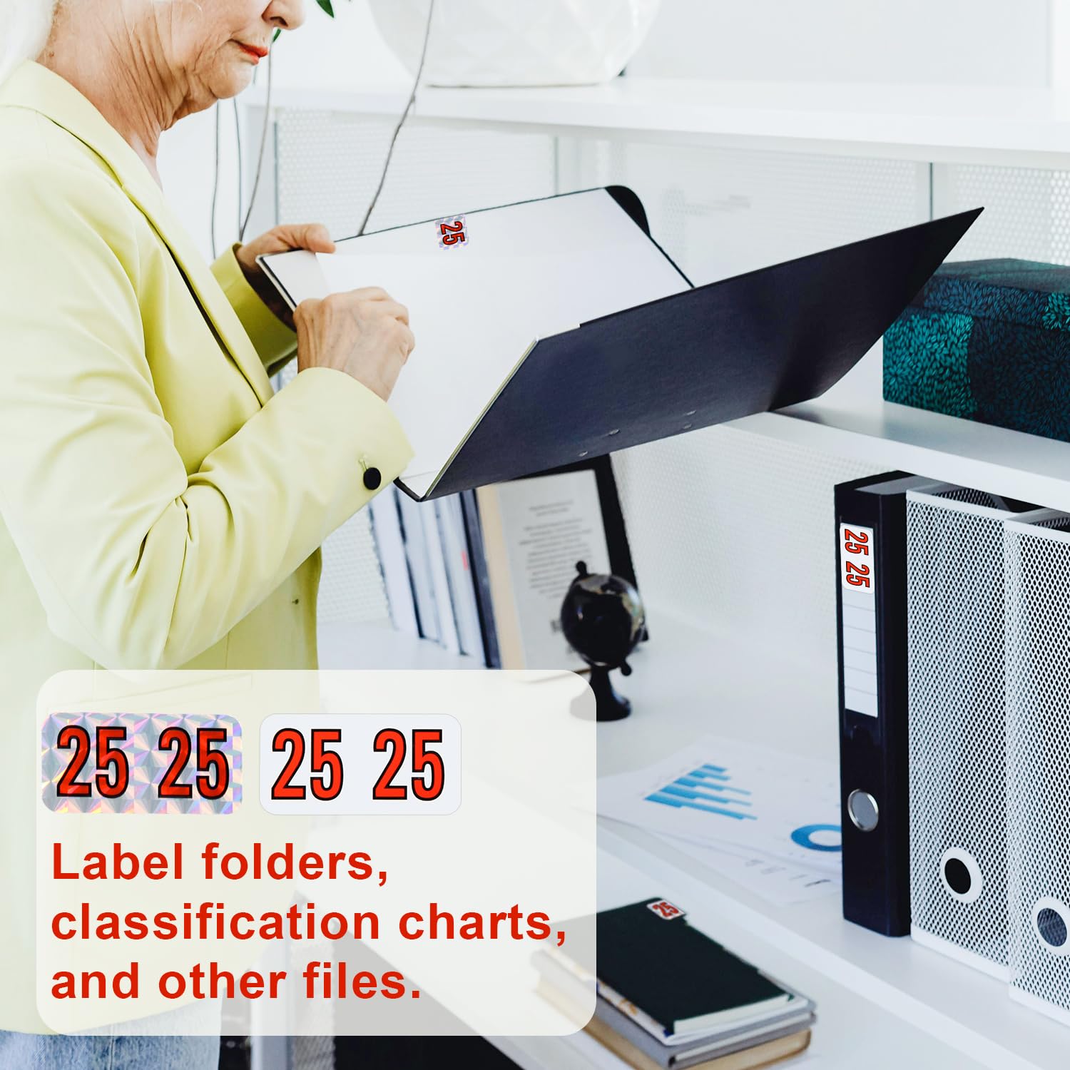 1000pcs 2025 Year Stickers - Image 4