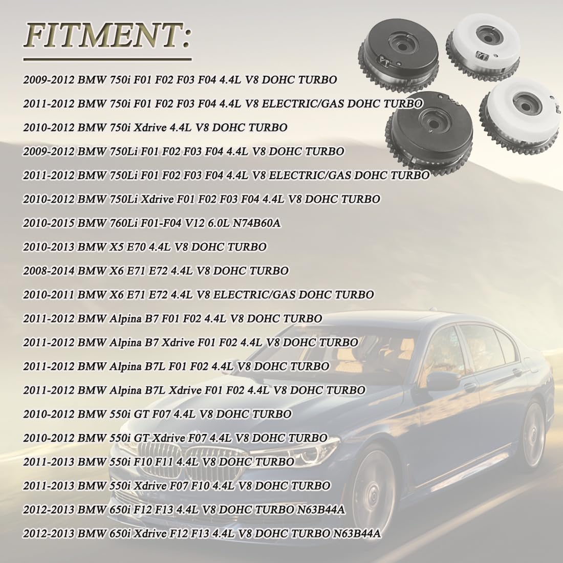 Amazon.com: AUCERAMIC 11367598001 Intake & Exhaust Camshaft 