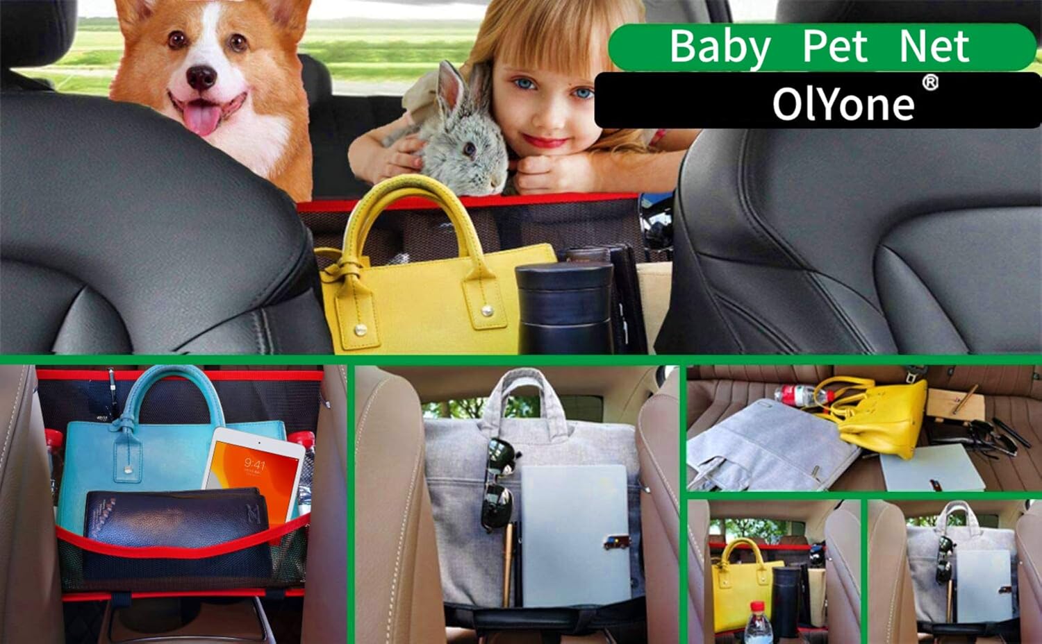 olyone Handbag Organizer Documents Backseat Image