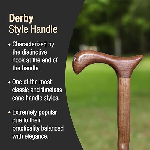 Miniatura 10 de Brazos trenzado Cocobolo bastón de madera exótica, 37inch, fabricado en EE. UU.