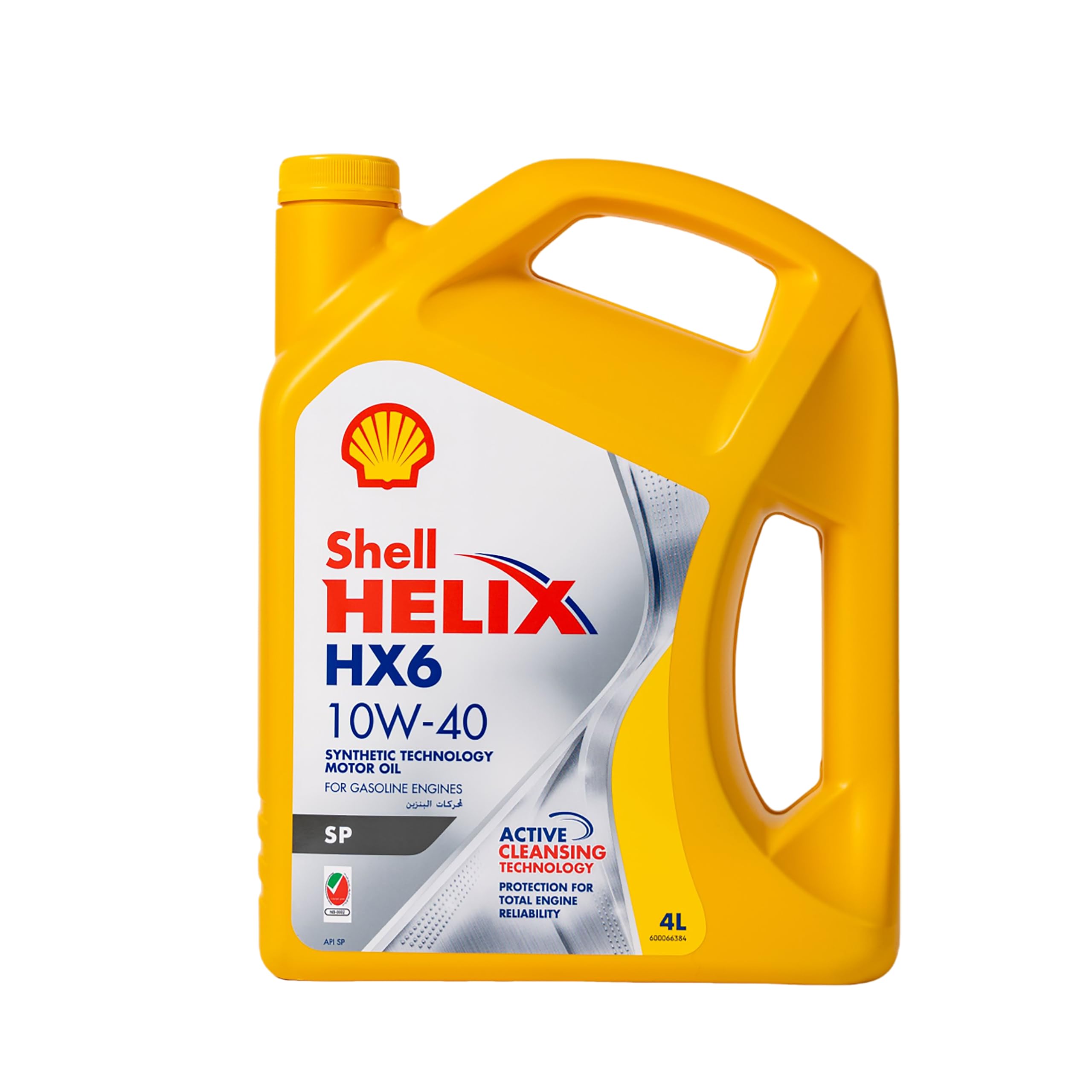 Shell Helix HX6 10W-40-4L Synthetic Tectnology Motor Oil 1 Pack