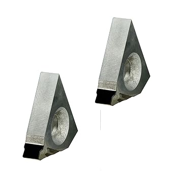 MAXTOOL 2PCs TNMC43.4-G18 PCD Tip Grooving Inserts TNMG43.4 Polycrystalline Diamond 60 G1800 TNMC220404 TNMC43.4-G18P2