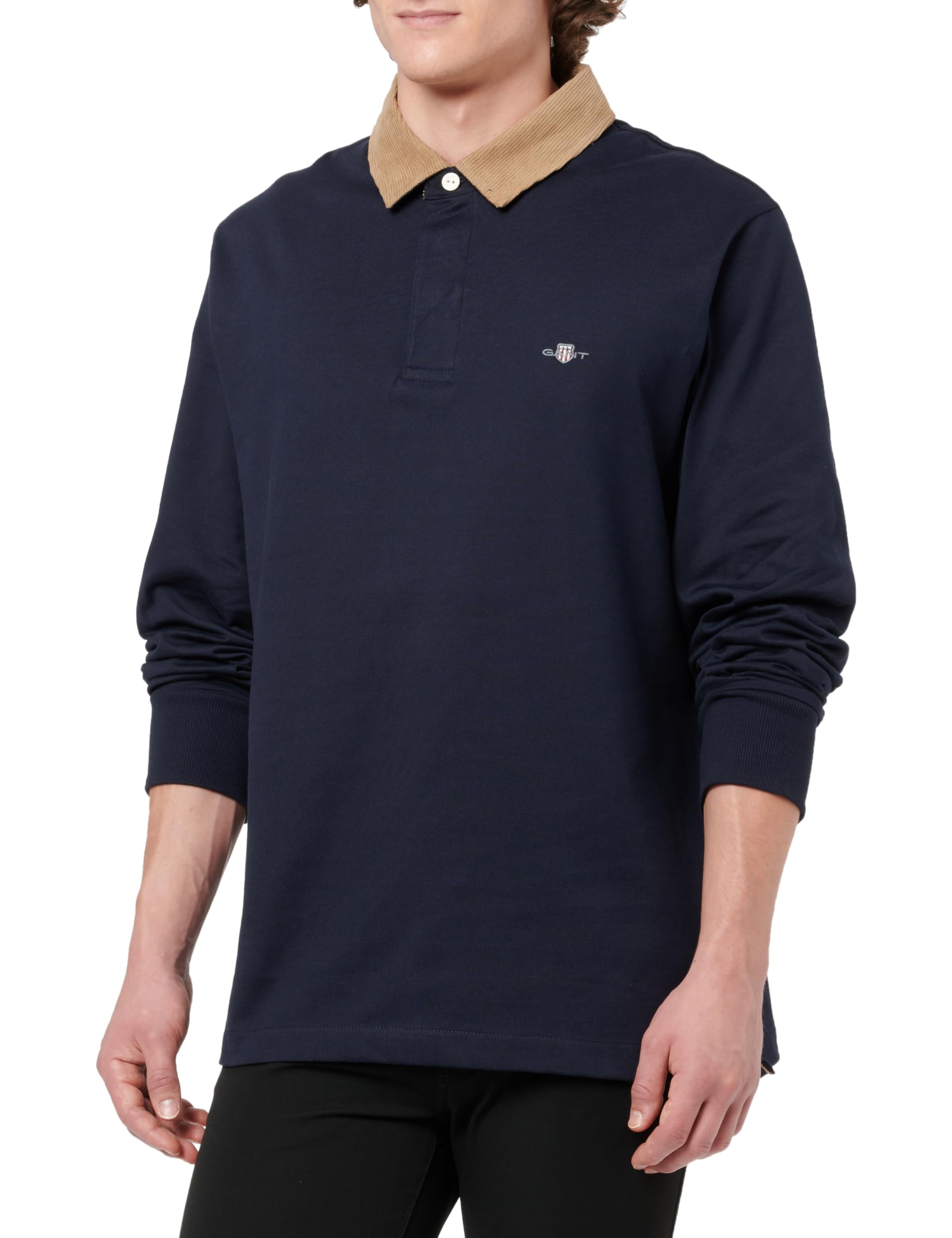 GANT Herren Cord Collar Heavy Rugger Polohemd