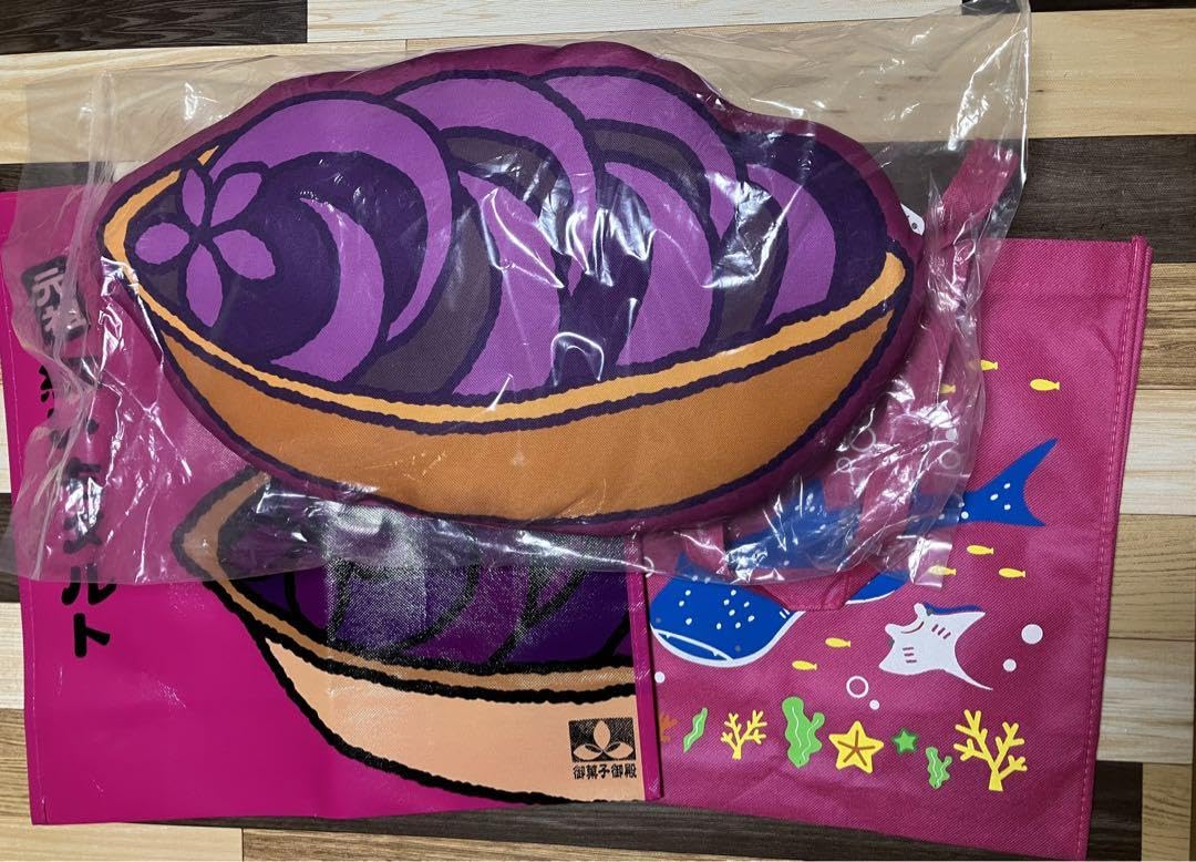 【非売品】　オリオンビール　保冷温庫　冷蔵庫　紅芋タルト　クッション　お菓子御殿 非売品】 オリオンビール 保冷温庫 冷蔵庫 紅芋タルト クッション お