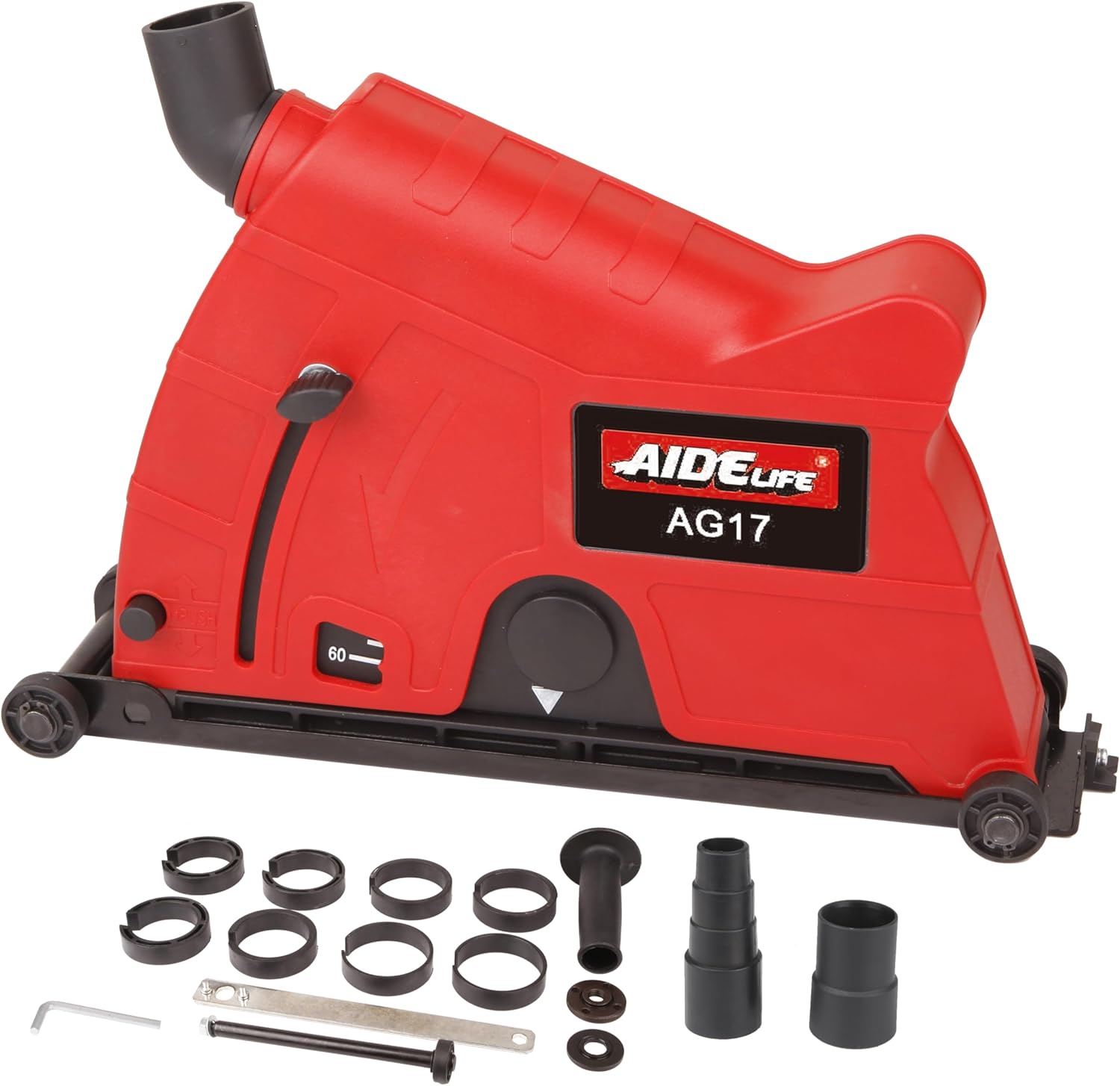 Aidelife Dust Collector Attachment,Cutting Dust Shroud for Angle Grinders 7 inch and 9 inch
