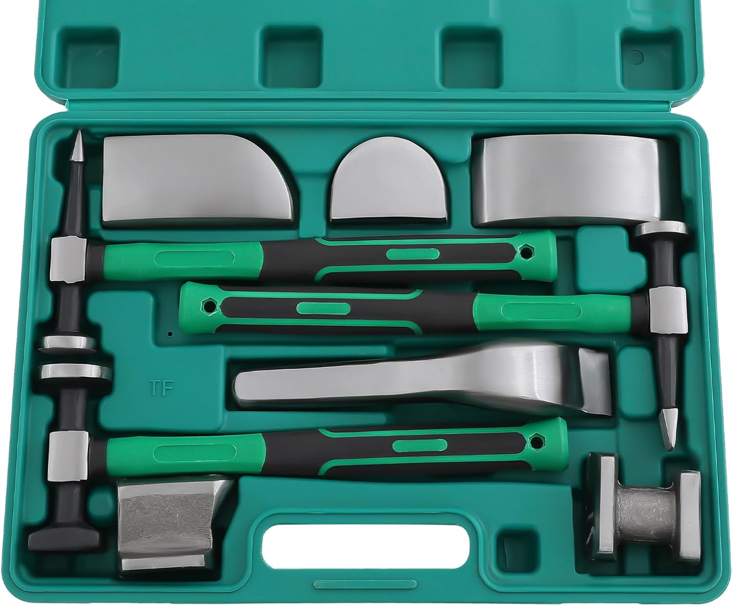 Auto Body Repair Kit, Panel Fender Hammer Dolly Set, Steel Hammers and Dollies for Car Dent Repair, Performance Tools for Body Correction