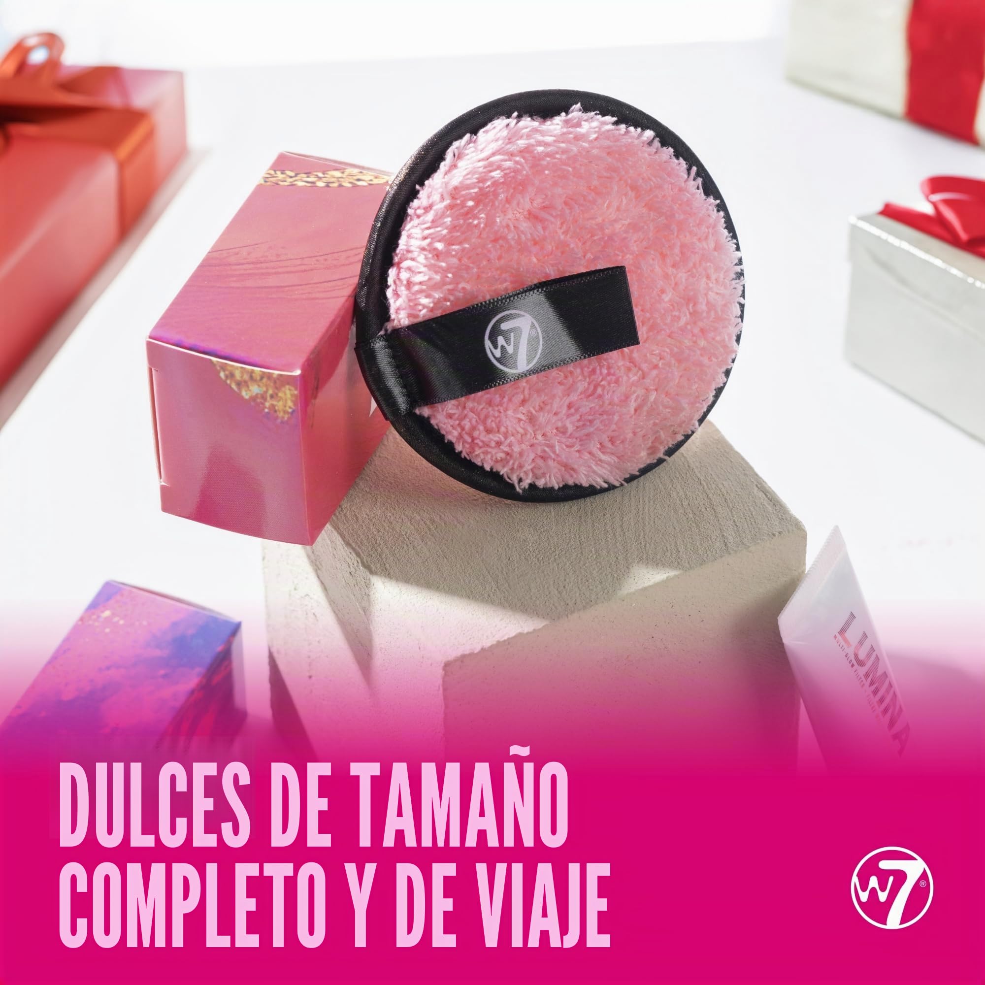 W7 Beauty Blast Calendario de Adviento 2024-24 en caja individual, sorpresas de maquillaje y cosméticos para Navidad, libre de crueldad, regalo de vacaciones