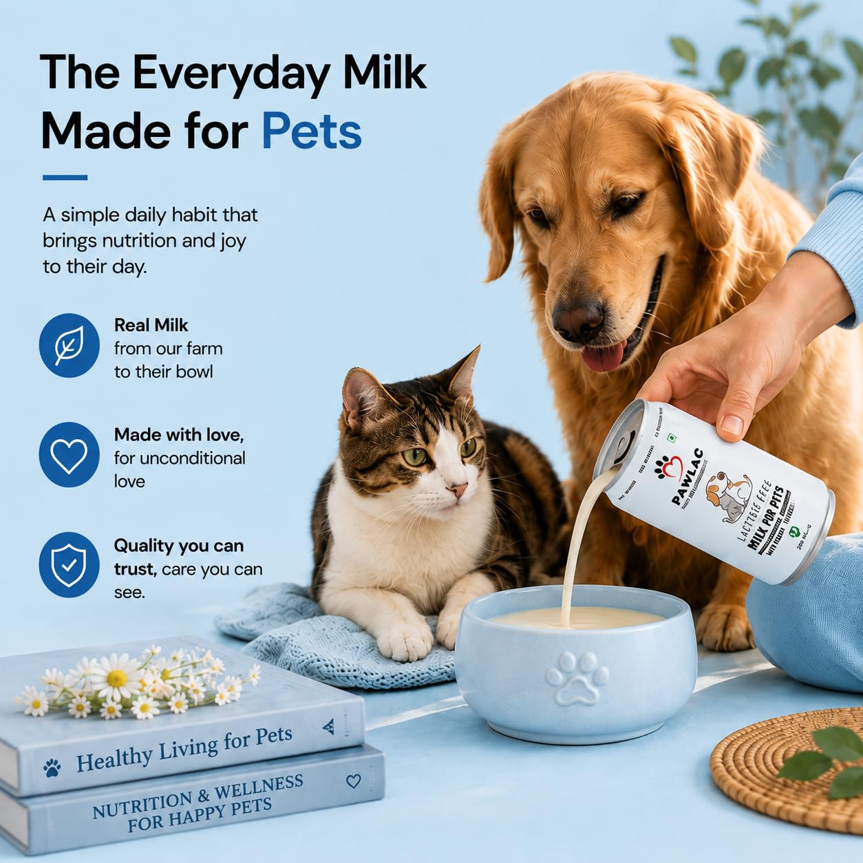Pawlac | Everyday Pet Milk for Cats & Dogs | Lactose Free | Vet Recommended 3