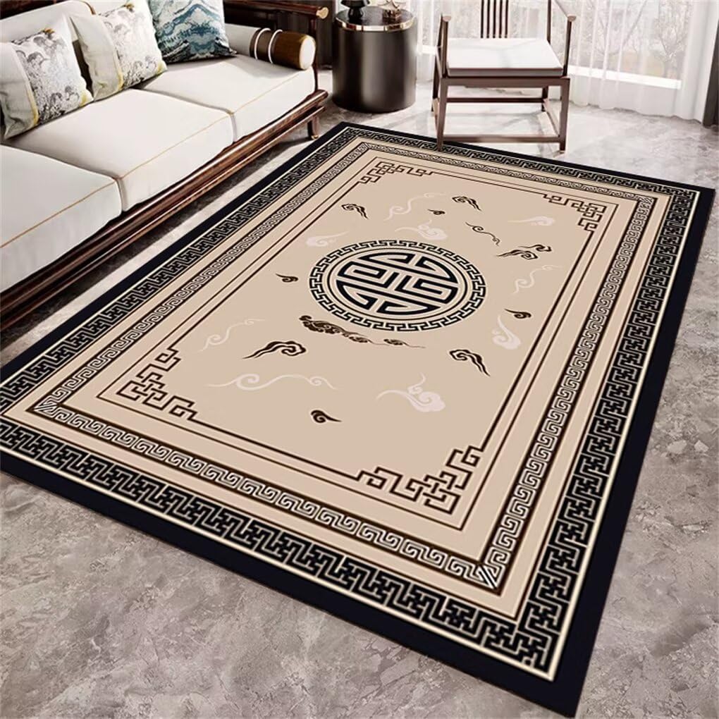 Tapis chambre enfants 120x120cm lavable, idéal coin jeu et bureau au calme