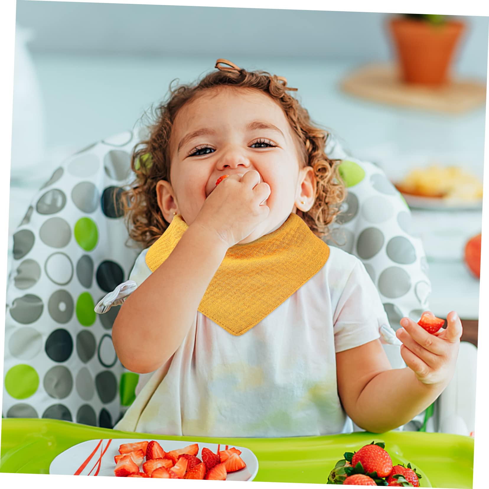 GALPADA 18piezas Baberos Triangulares Para Bebés Pack De Impermeables y Ajustables Para Alimentación y Dentición Unisex Etc