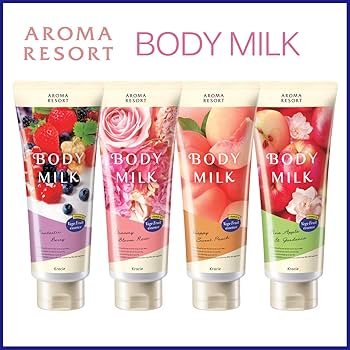 Amazon | アロマリゾート ボディミルク ハッピースウィートピーチ 200g