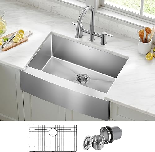 Miniatura 2 de Kraus KHF410-33 Standart PRO - Fregadero de cocina de acero inoxidable