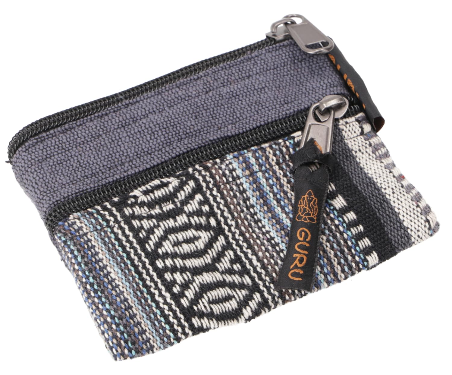 GURU SHOP Portafoglio `Ethno` in Diversi Colori, Unisex - Adulti, Oliva, Cotone, 8x12 cm, Portafogli in Tessuto