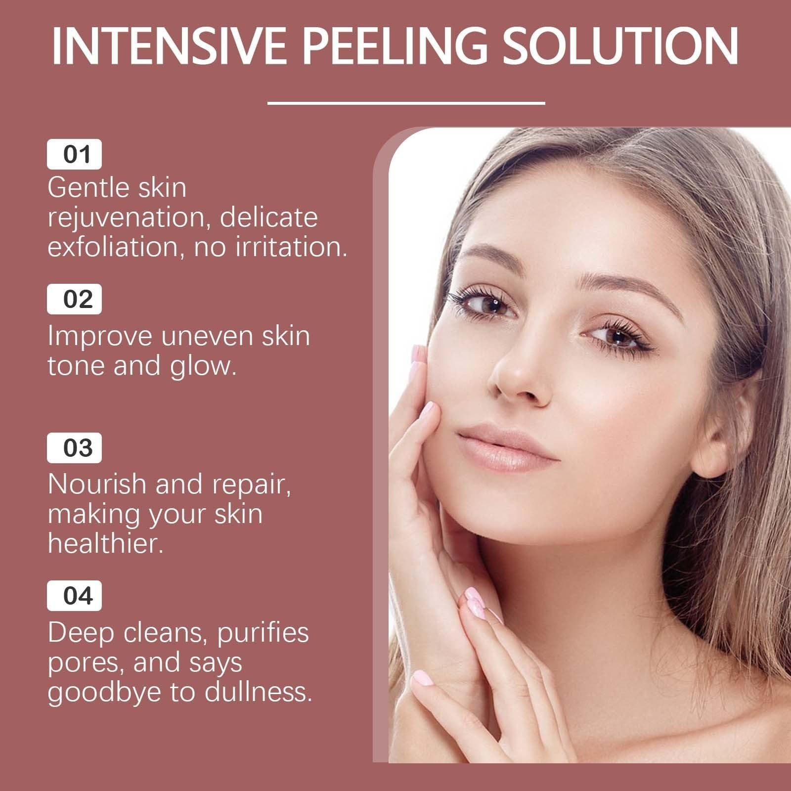 30% AHA 2% BHA Esfoliazione Serum, Brightens Smooths Skin | Multi-Acid Exfoliating Serum, Smooths Brightens, Minimizes Pores & Hydrates