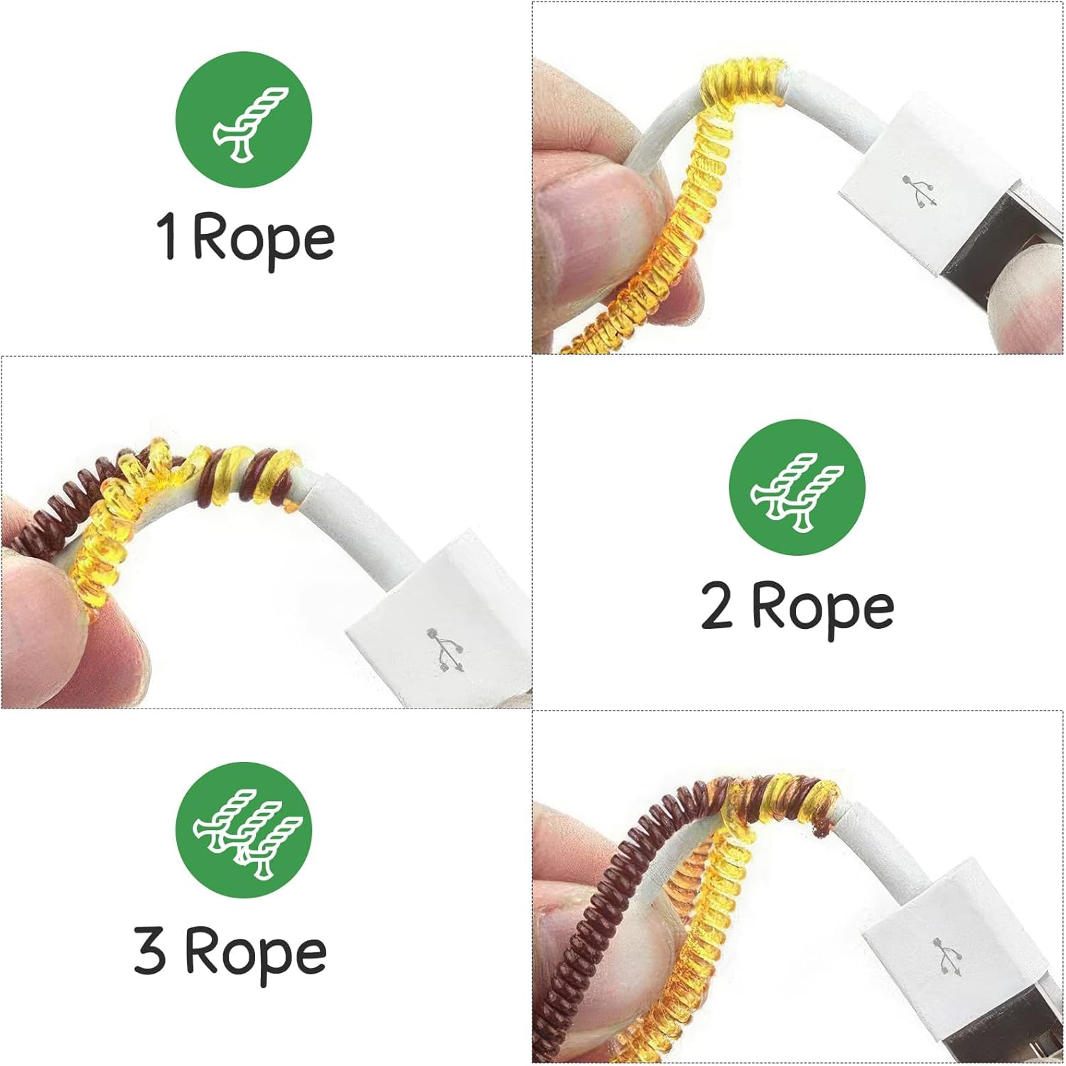 9 Protezioni per Cavi Di Ricarica, 1,4 m, Protezione Cavo in Tpu, Protezione Flessibile Micro USB per Cellulare, Cavo di Ricarica per Notebook (9 Colori)