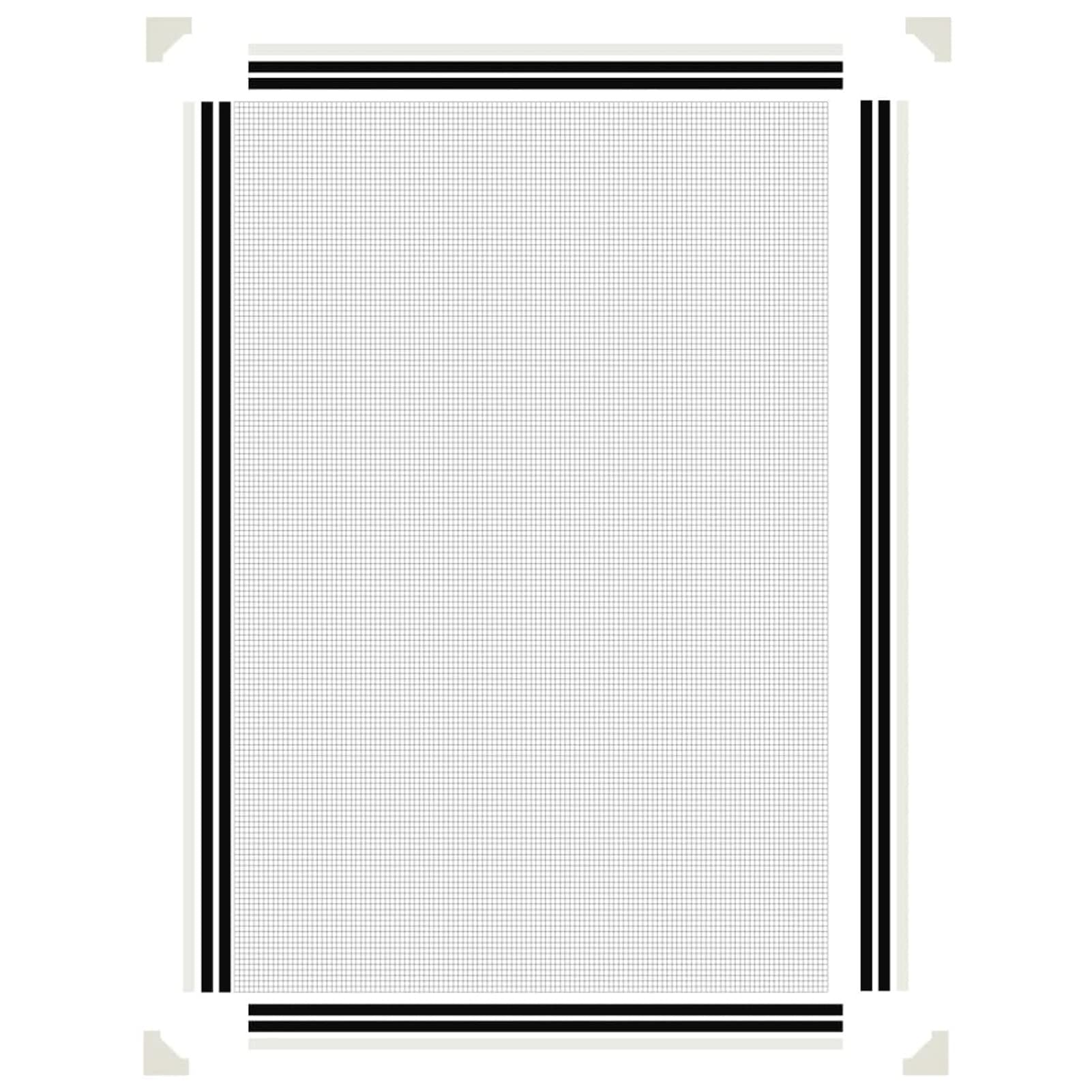 LAPOOH Magnet-Insektenschutz für Fenster, Fliegengitter Fenster, Fliegenschutz Fenster, Pollenschutzgitter Fenster, Insektengitter Fenster, Insektennetz, Fensternetz, Weiß 80x120 cm