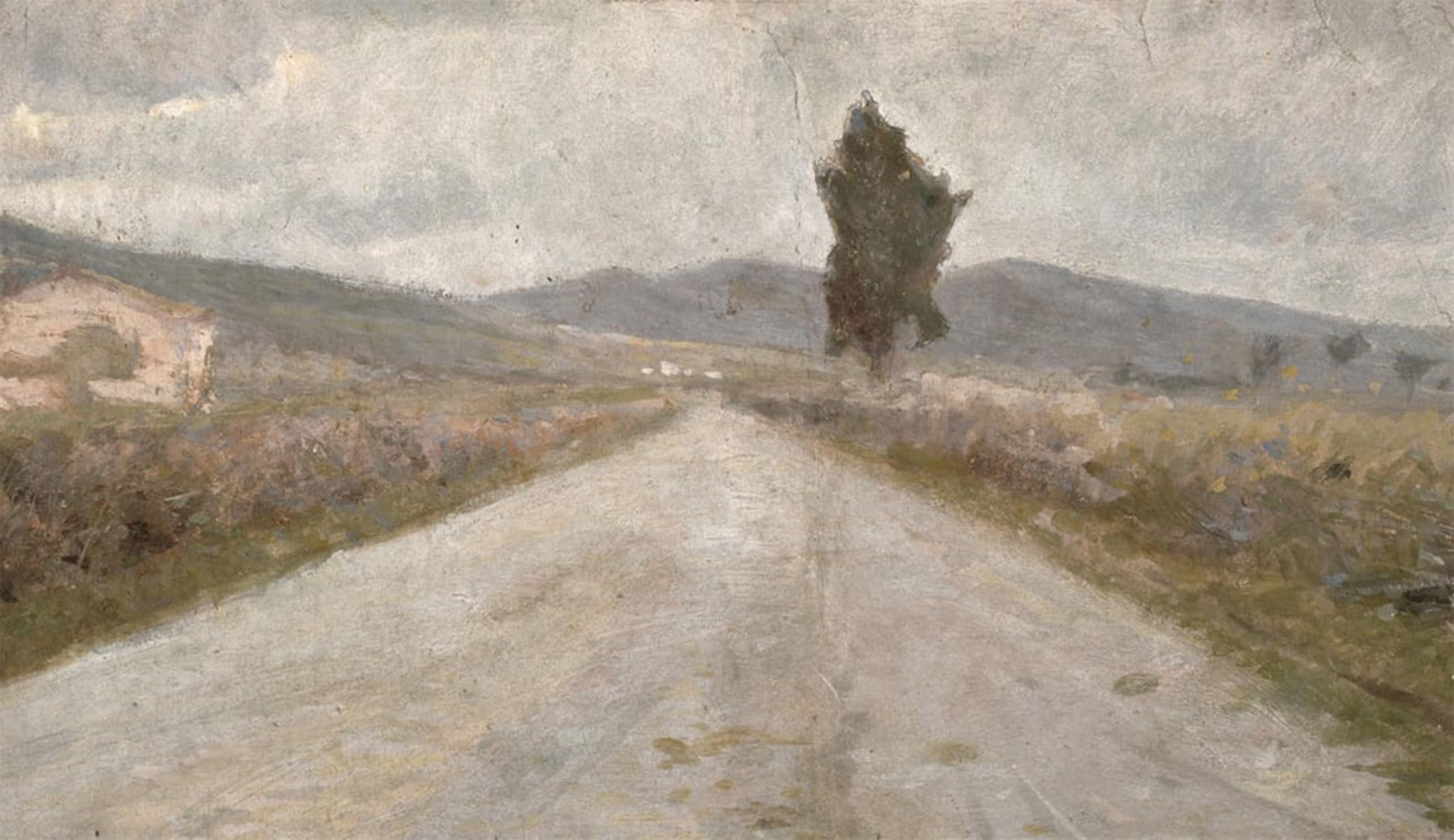 ARTXLXXBN Famous Painting Art Wall Decor Abstract Art Picture the Tuscan Road by Amedeo Modigliani Animal Pictures for Home Decor 60x90cm