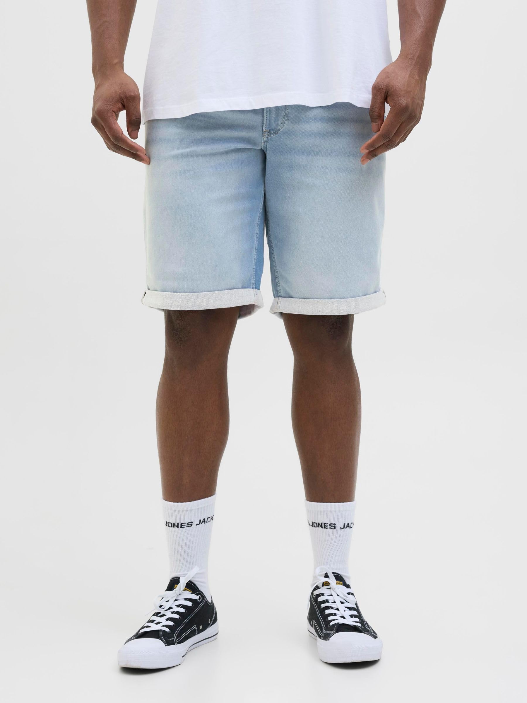 JACK & JONES - Jjirick Jjicon I.k. Pantaloncini MF 118 SN Pls, Pantaloncini Uomo