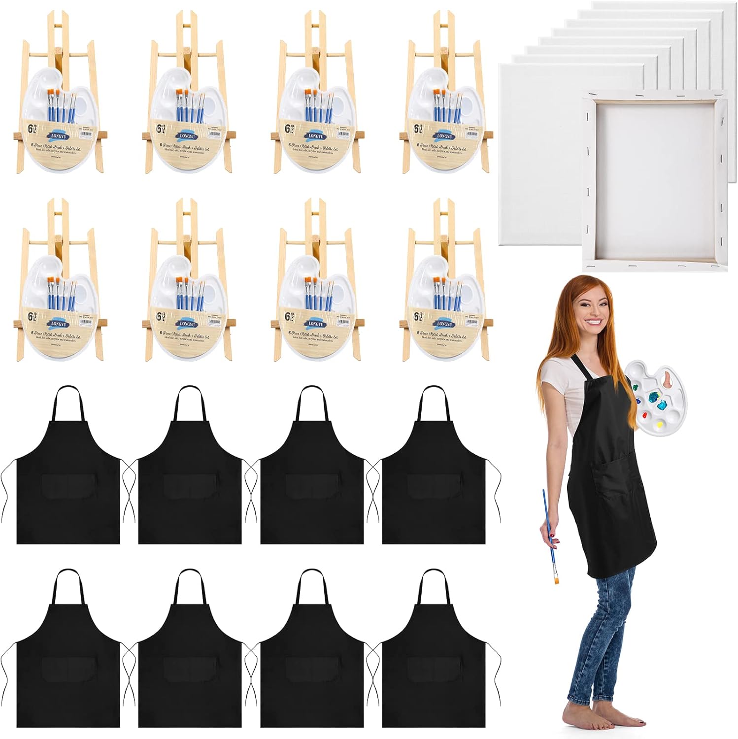 Bonuci 40 Pcs Mini Painting Set Professional Art Supplies