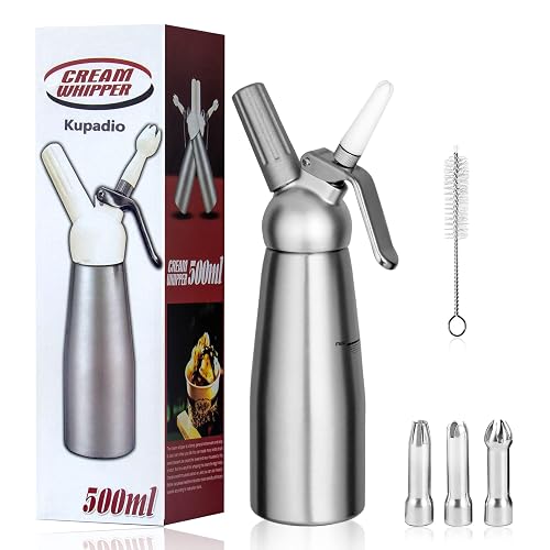 Professional Aluminum Whipped Cream Dispenser 500mL 1 Pint