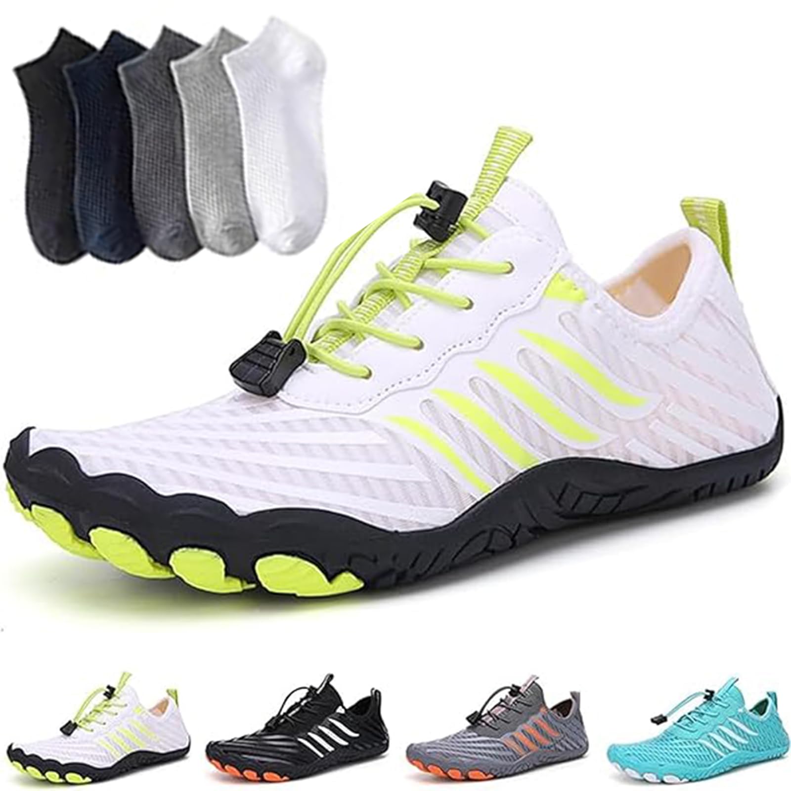 Hiking Womens Men, Pro Barefoot Shoes with Wide Toe Box, Healthy and Non-Slip Breathable Barefoot Shoes — view 5