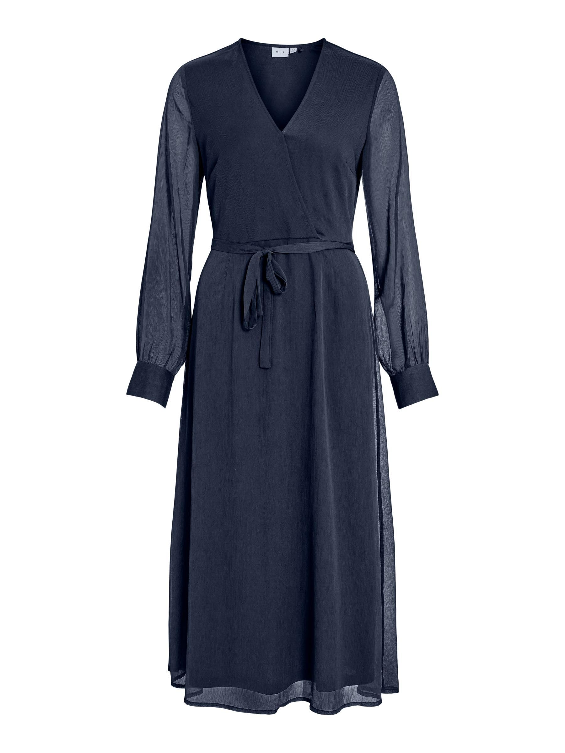 Vila Female Maxikleid VIFALIA Langarm | Midi dress