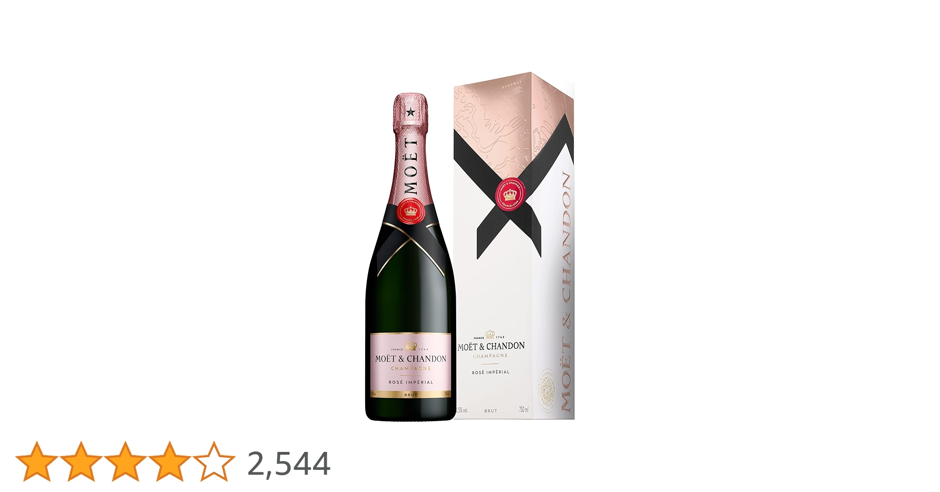 MOËT &amp; CHANDON - 2本セット！！モエシャン・ロゼとアンペリアル Amazon.co.jp: 【ギフト包装】MOET&CHANDON モエ・エ