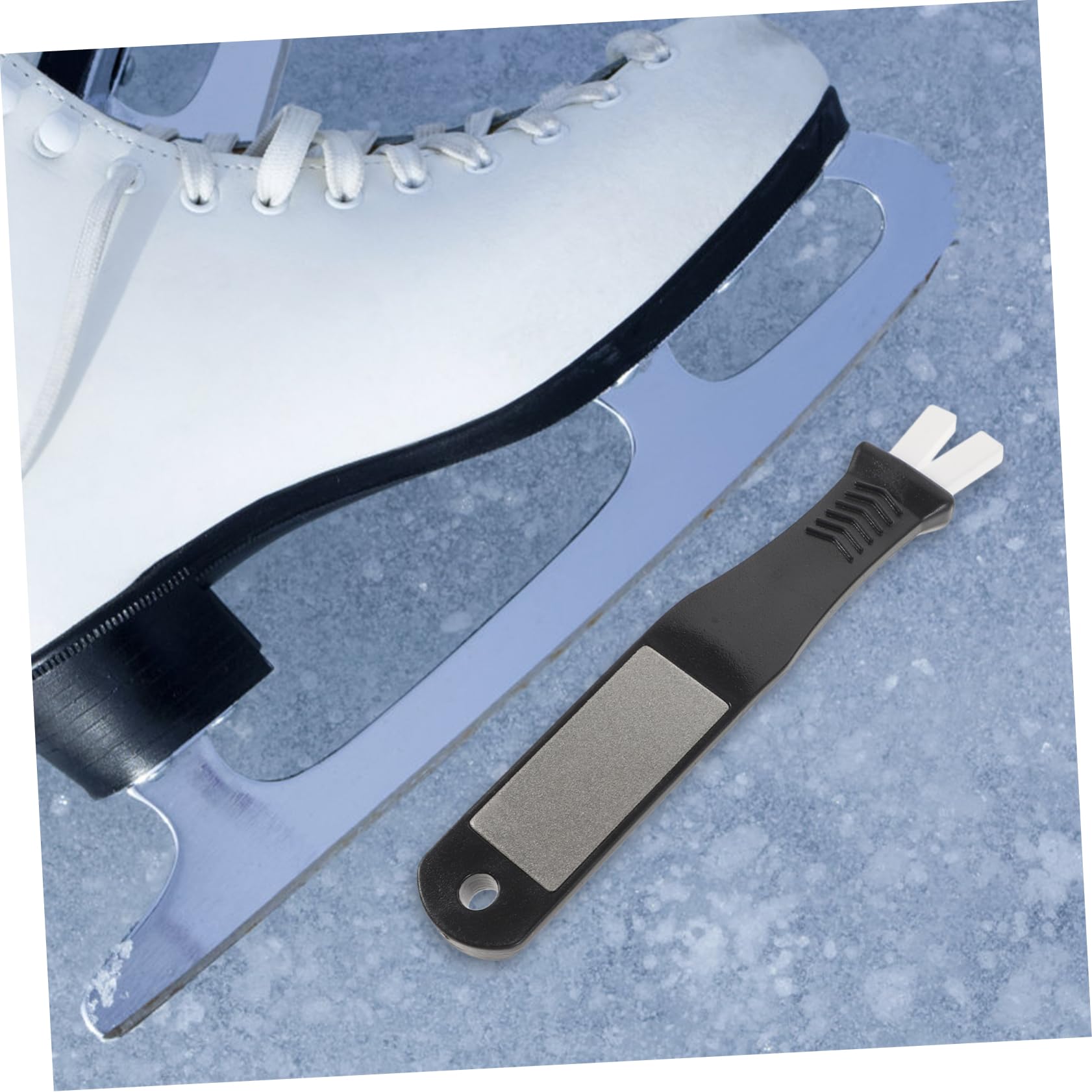 BESPORTBLE aiguiseur affûteur Portable Couvre-toits de Patinage de Patinage Artistique Outil Patins à Glace clé broyeur Fourniture de Patin Accessoire Chaussures de Skate Plastique