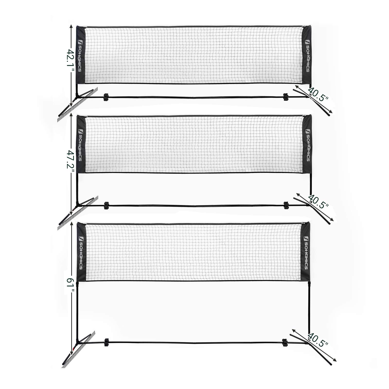 Buy SONGMICS Badminton Net Set, Portable Sports Set for Badminton