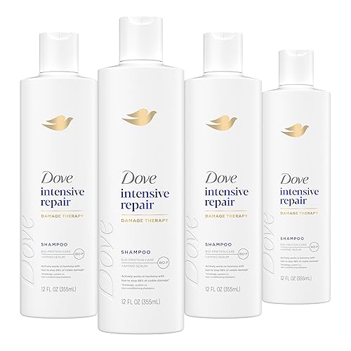 Champú Dove Nutritive Solutions, Intensive Repair 12 oz (Paquete de 4)