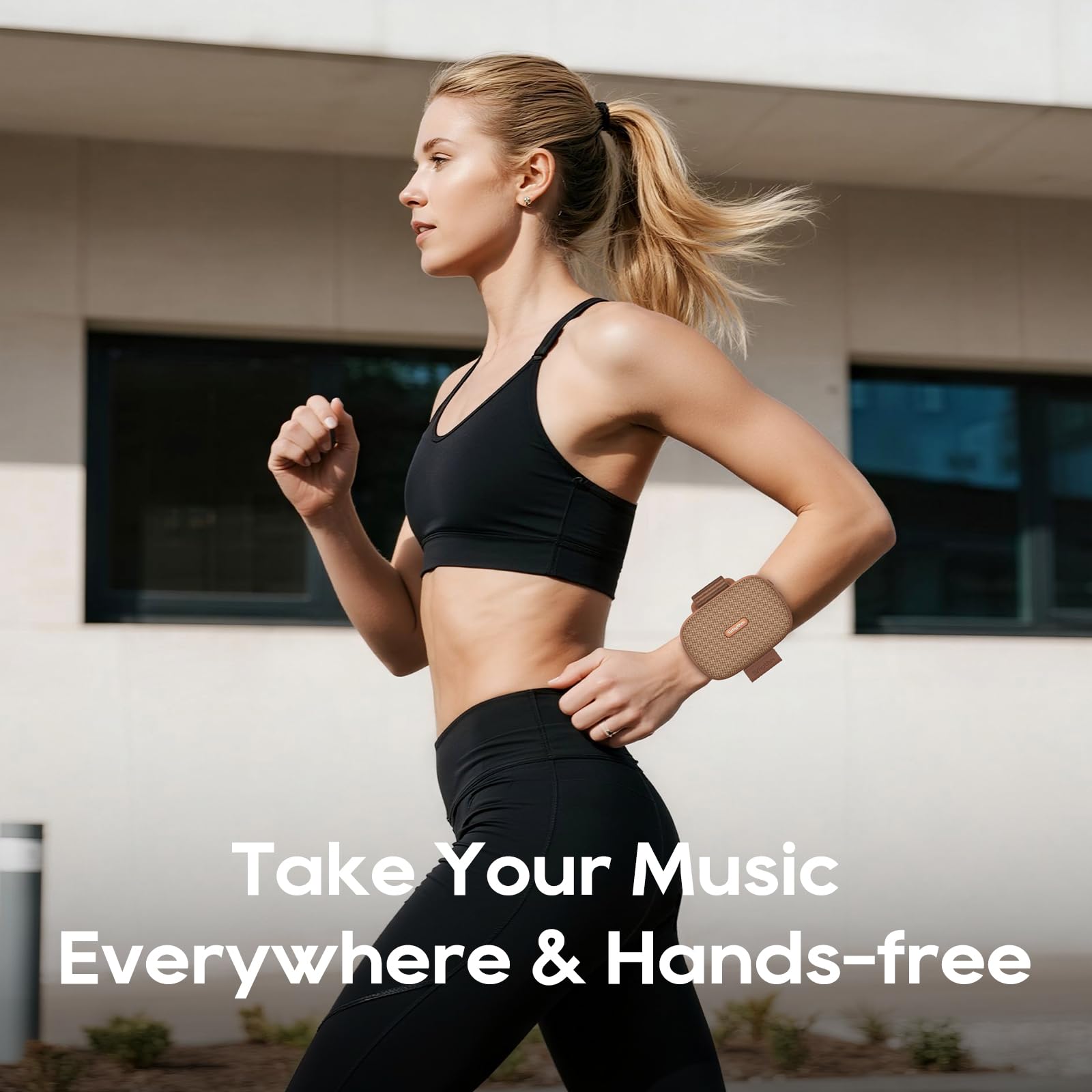 Srhythm Altoparlante Wireless Portatile K1 con app, 6 Modalità EQ Personalizzabili, Bluetooth 6.0, Impermeabile IPX7, 20 Ore di Riproduzione, Piccolo Altoparlante per gli Appassionati di Sport