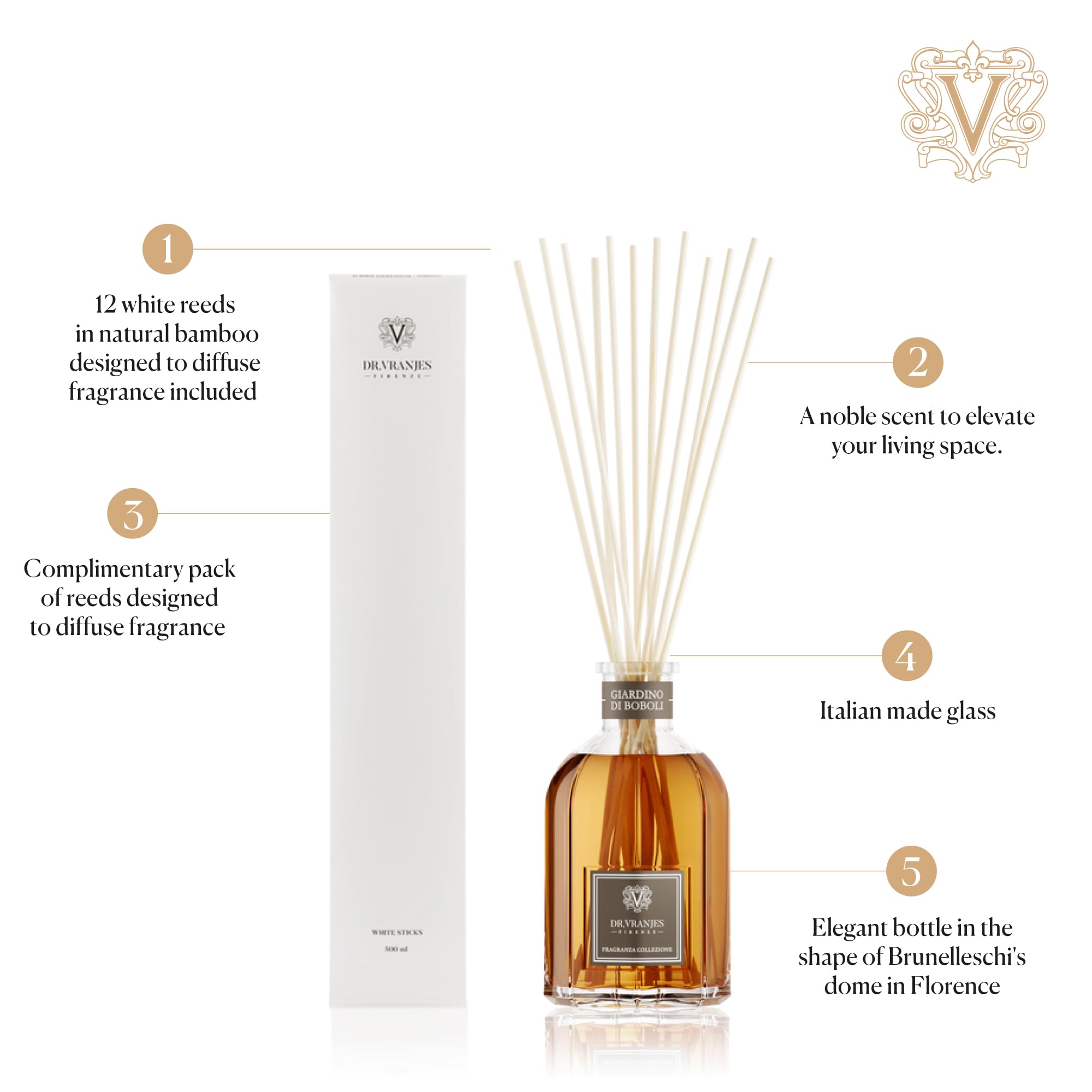 Amazon.com: Dr. Vranjes – Giardino di Boboli Diffuser 250 ml