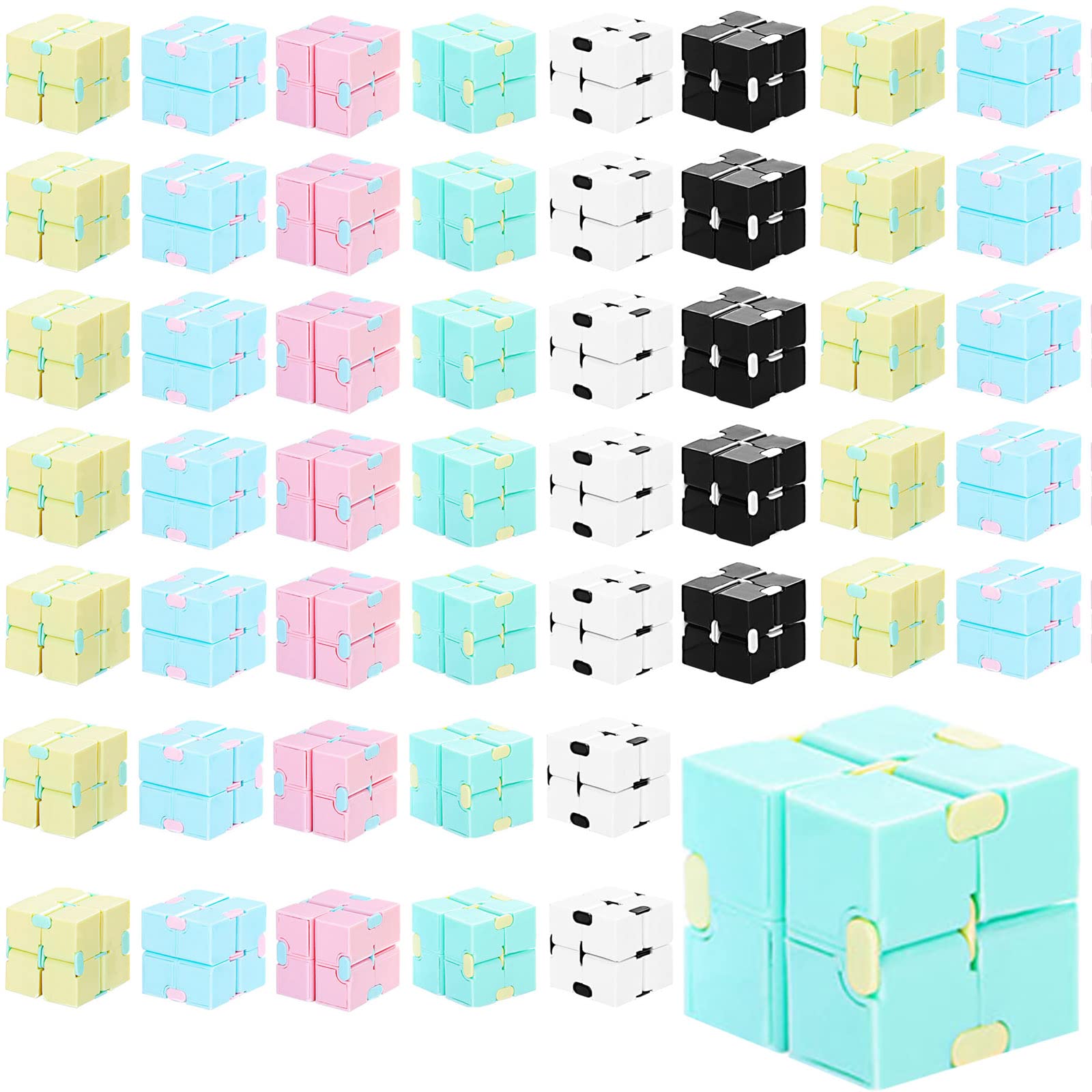 Infinity Cube Fidget – Cube Anti-stress 3x3, Jouet De Doigt Pour Se Détendre, Se Concentrer Et Décompresser