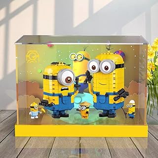 Acrylic Display Box, High Transparency Acrylic Box for Lego 75551 Models, Collectibles, Specialized Boxes for Gifts (Boxes Only,no Model,Painted Patchwork Model)