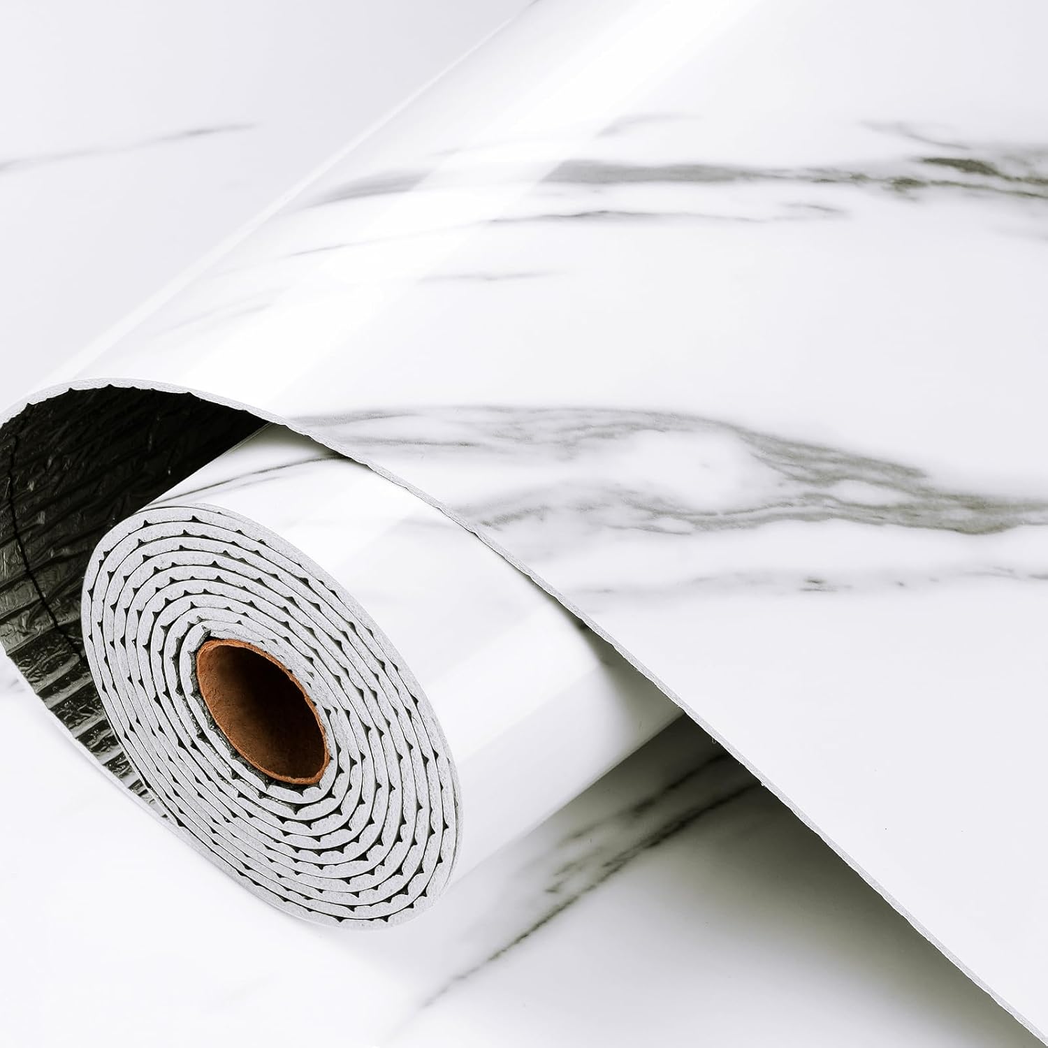 LACHEERY 15.8"x317" Removable Marble Wall Panels for Interior Walls Decor Faux Stone Wall Panel Foam PVC Marble Walls Panels Peel and Stick Self Adhesive Paneling for Bedroom Living Room Accent Decor