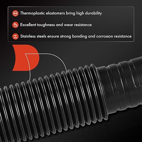 Miniatura 4 de A-Premium Conjunto de puntal de suspensión neumática trasera izquierda o derecha compatible con Mercedes-Benz S430 1999-2006, S500 2000-2006, S55