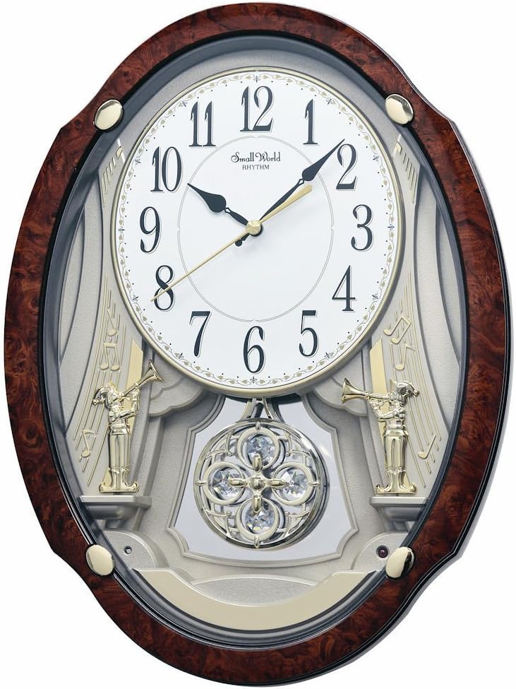 Rhythm Clocks "Trumpet Duet II" Musical Motion Clock